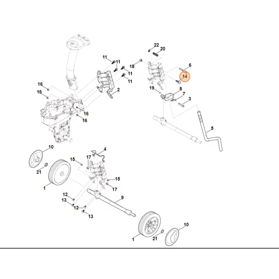 STIHL Glebogryzarka spalinowa MH445.0 Śruba z łbem okrągłym M8x35 9027 319 1880